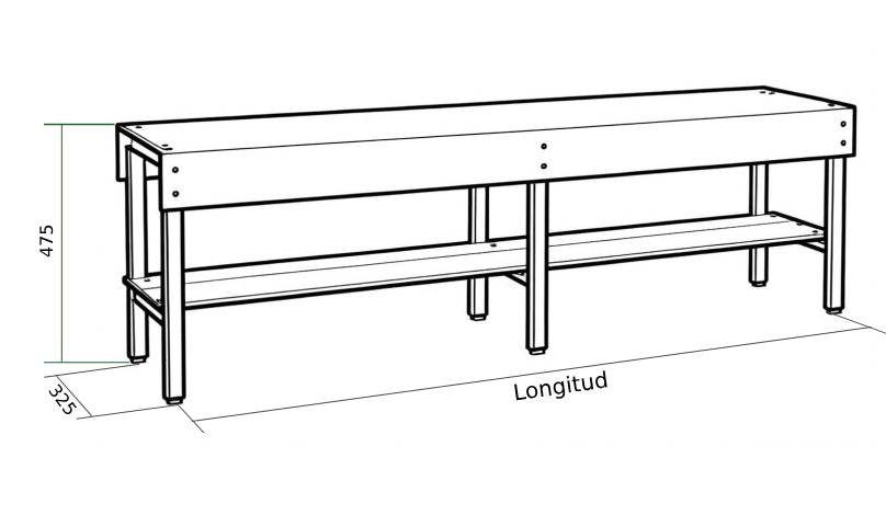 croquis bancos